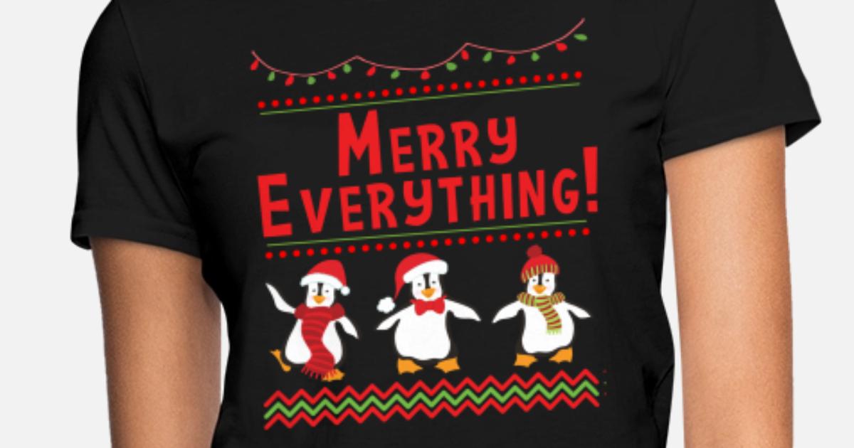 Christmas Penguin Holiday Design 